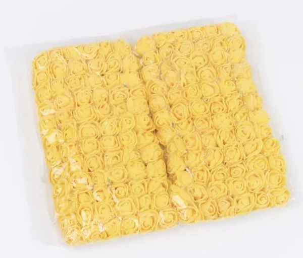 12 rositas de foami Amarillo Dorado's foto | Ely's Shop |  BizneCubano