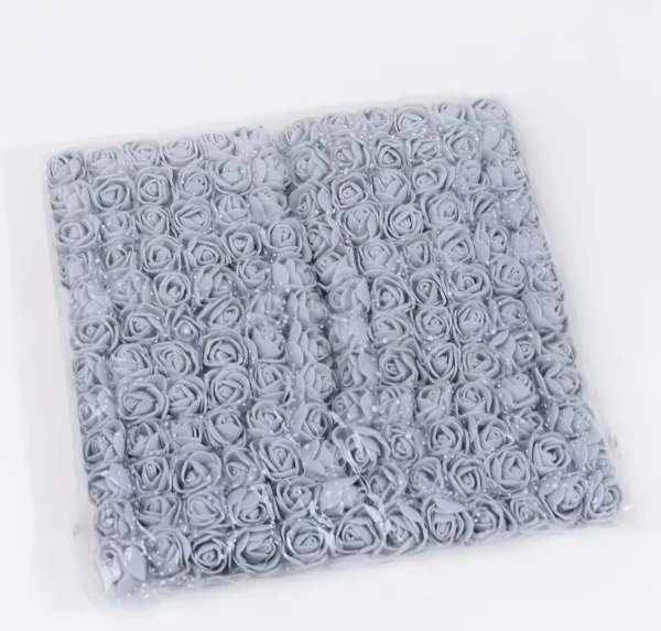 12 rositas de foami Gris Plateado's foto | Ely's Shop |  BizneCubano