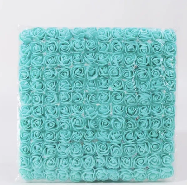 12 rositas de foami Azul Aqua's foto | Ely's Shop |  BizneCubano