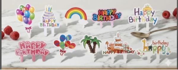 Pack 10 toppers pequeños variados's foto | Ely's Shop |  BizneCubano