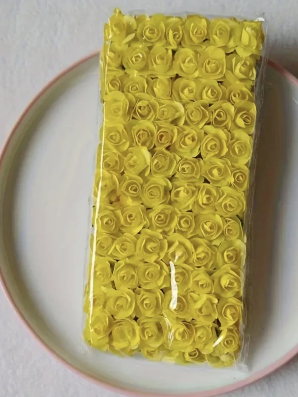 12 rositas de papel endurecido Amarillo's foto | Ely's Shop |  BizneCubano