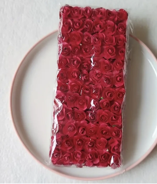 12 rositas de papel endurecido Rojo Rojo's foto | Ely's Shop |  BizneCubano