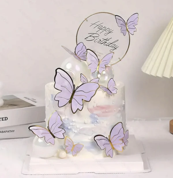 10 mariposas de papel Moradas's foto | Ely's Shop |  BizneCubano