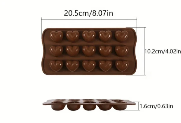 Molde para chocolate corazones's foto | Ely's Shop |  BizneCubano
