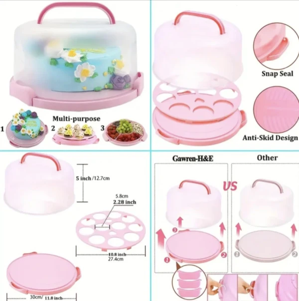 Transportador de pasteles y cupcakes's foto | Ely's Shop |  BizneCubano