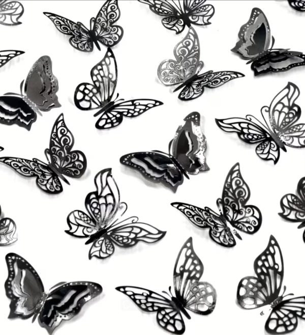 Set 12 mariposas negras's foto | Ely's Shop |  BizneCubano